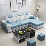 Solid wood frame sofa